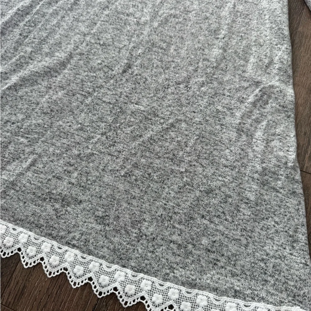 Rare Editions Gray Knit Dress, girl’s size 6, new with tags!